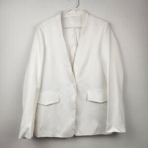 Joseph Barr Fluid Blazer in Off White Size 40 Italian US 8 NWT